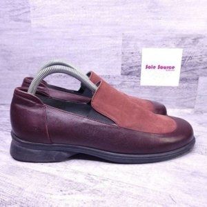 Josef Seibel Slip on Leather Loafer Burgundy Red sz 41 Women's sz 9.5/10